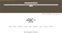 Desktop Screenshot of csmgear.com